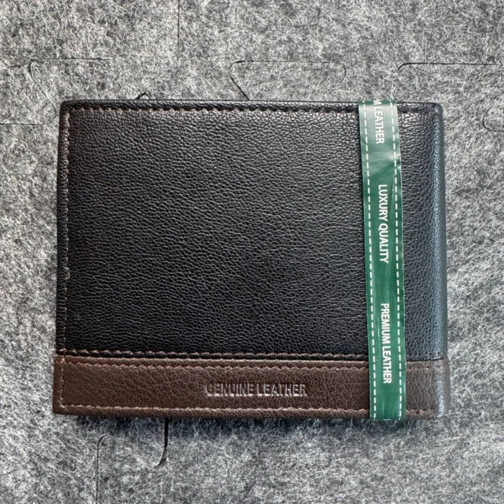 Perry Ellis Portfolio Bifold Passcase Leather Men's Wallet Removable ID Holder